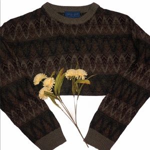 CUSTOM VINTAGE CROP SWEATER 🥥